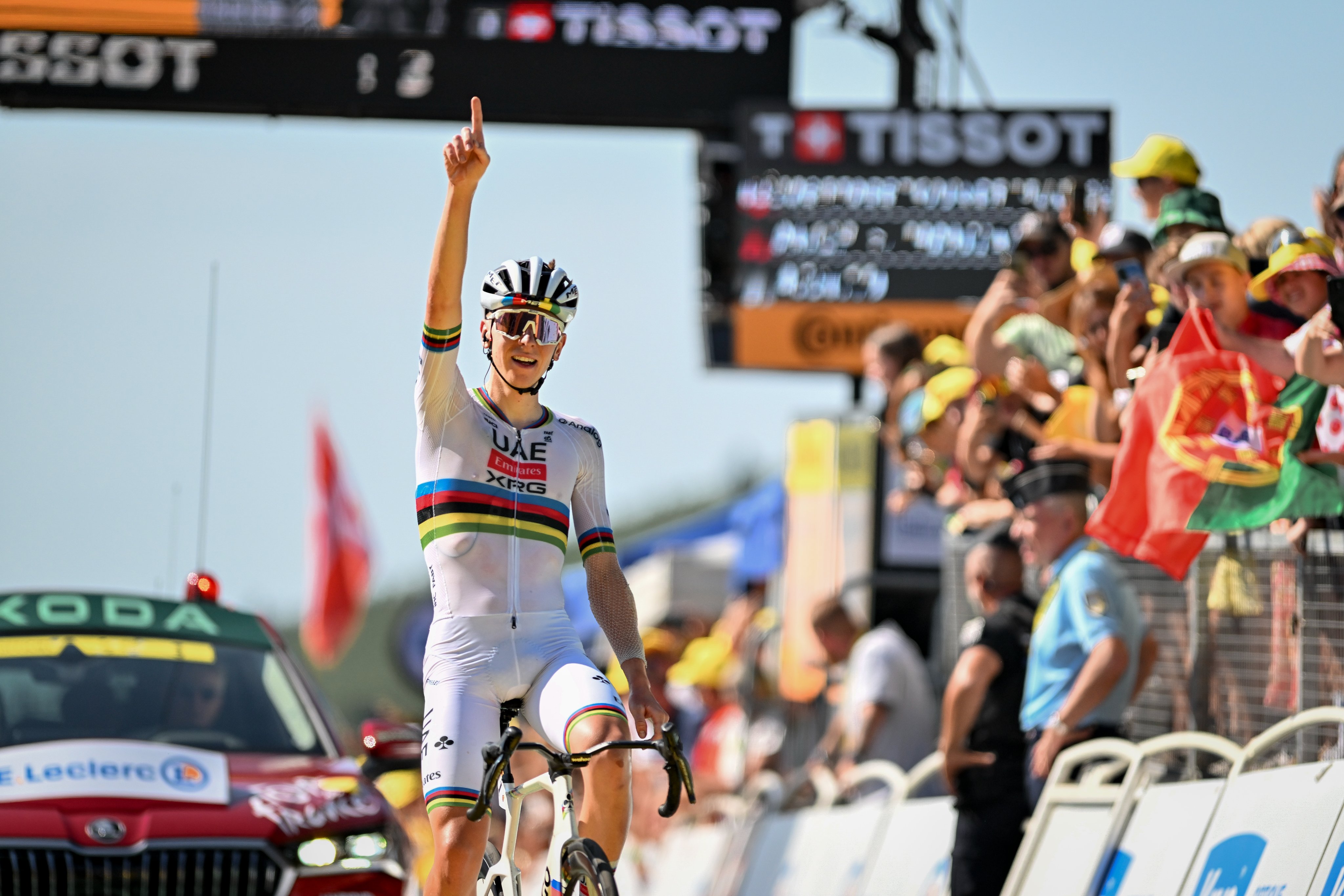 🚨🏆🚴🏻‍♂️🇫🇷Tour de France : Pogačar spiana Hautacam e distrugge la concorrenza !🌈🇸🇮