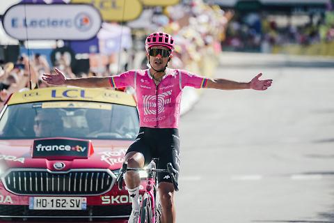 18^ TAPPA TOUR DE FRANCE: CARAPAZ SALVA IL TOUR DELLA EF